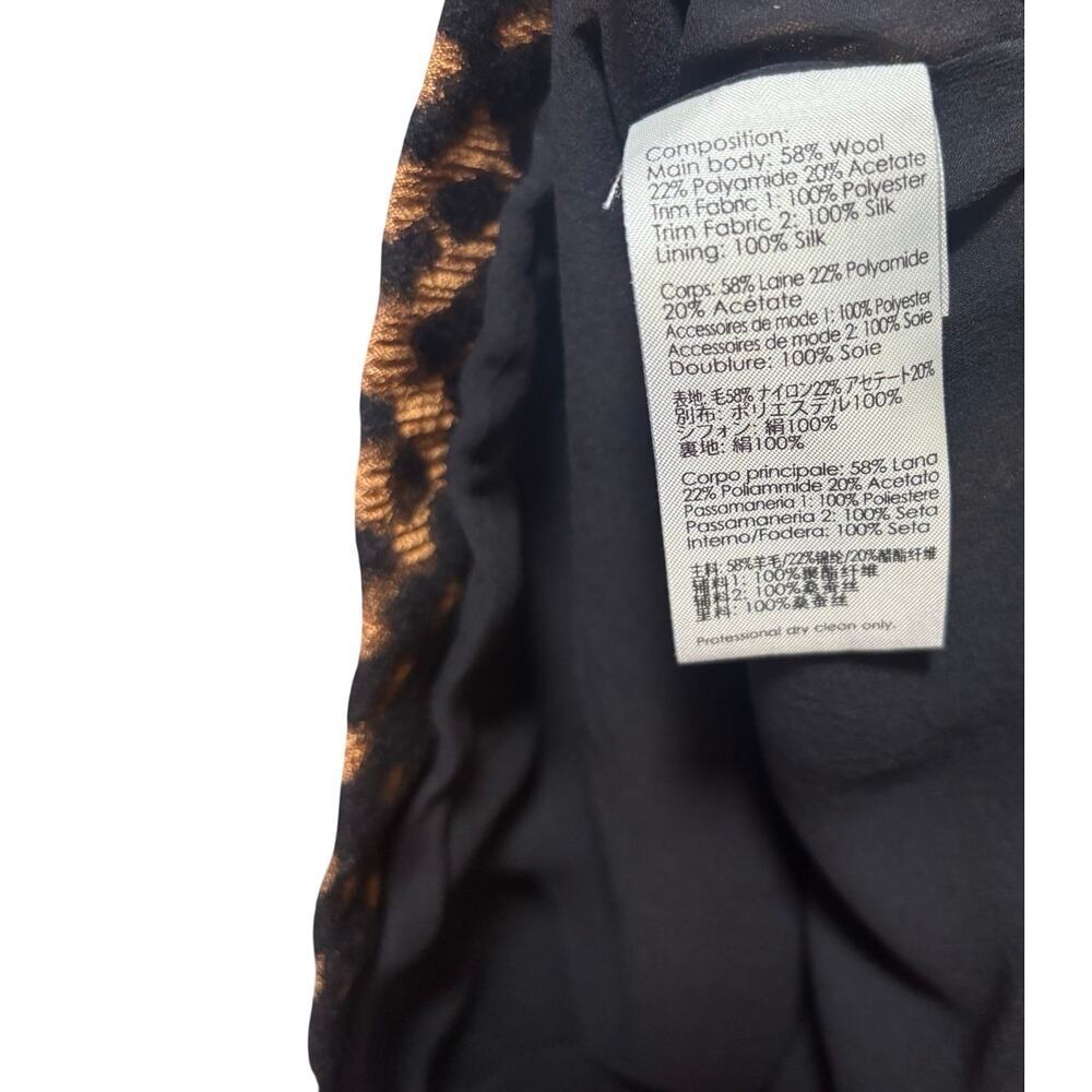 3.1 Phillip Lim Wool Blend Mixed Media Sleeveless Mini Dress Black - Picture 6 of 6